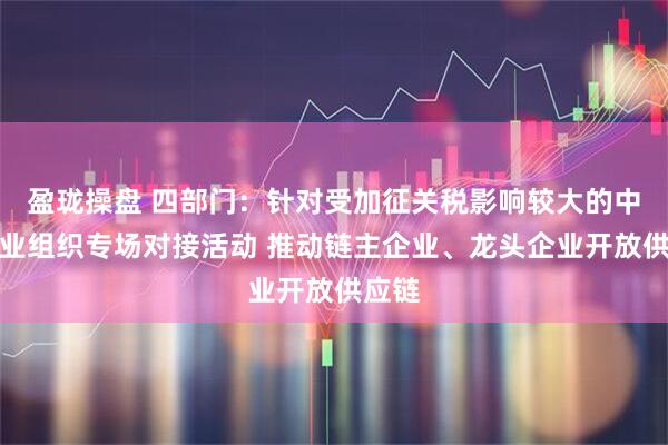 盈珑操盘 四部门：针对受加征关税影响较大的中小企业组织专场对接活动 推动链主企业、龙头企业开放供应链