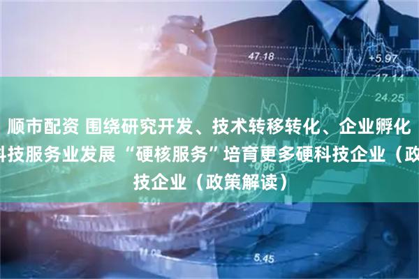 顺市配资 围绕研究开发、技术转移转化、企业孵化等推进科技服务业发展 “硬核服务”培育更多硬科技企业（政策解读）