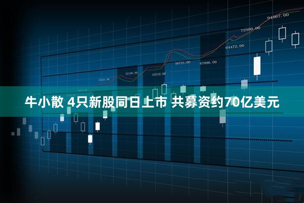 牛小散 4只新股同日上市 共募资约70亿美元